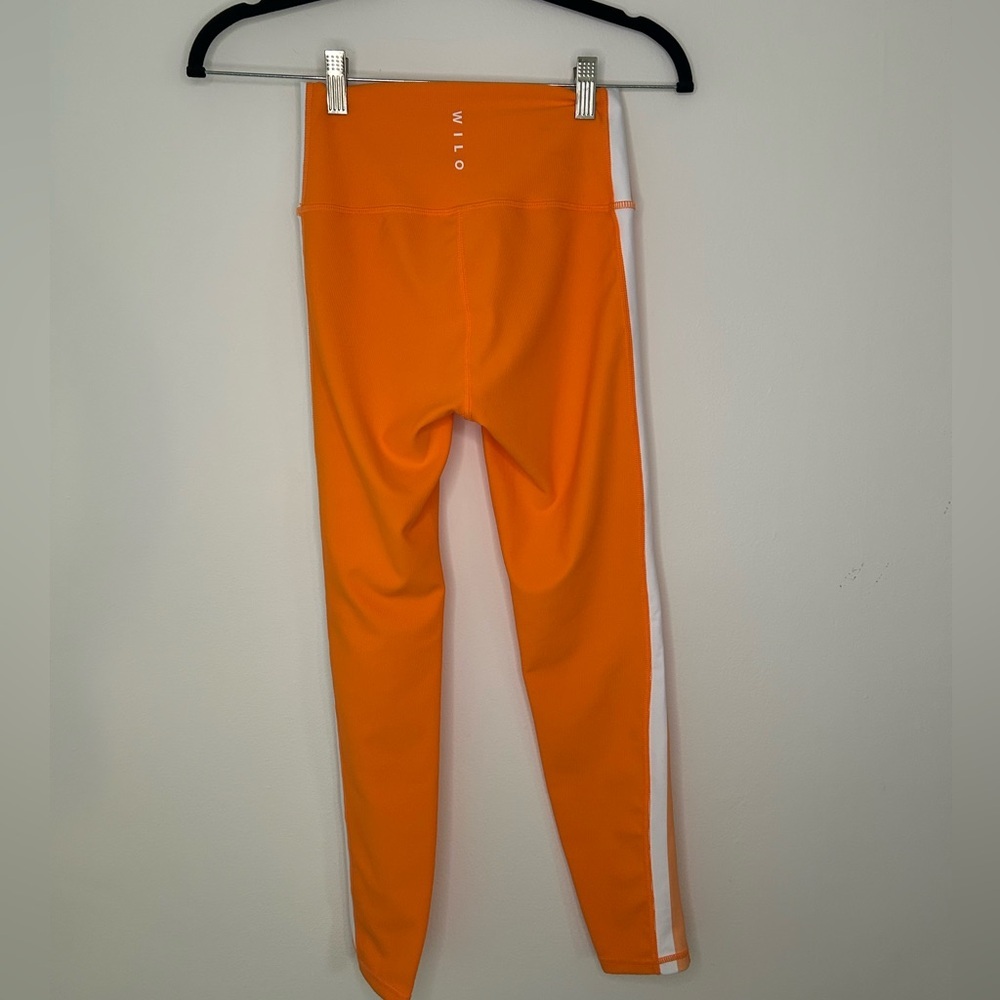 NWT WILO The Label Athletic Leggings Orange - Picture 6 of 8